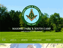 Tablet Screenshot of masonicparkflorida.com